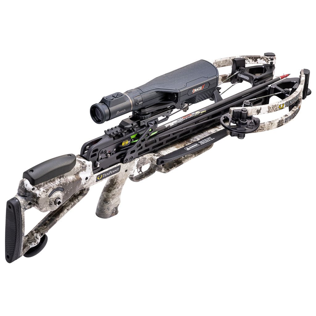 Ten Point Tenpoint Stealth 450 Oracle Crossbow Package Acuslide Burris Oracle Rangefinding Scope Cross Bows