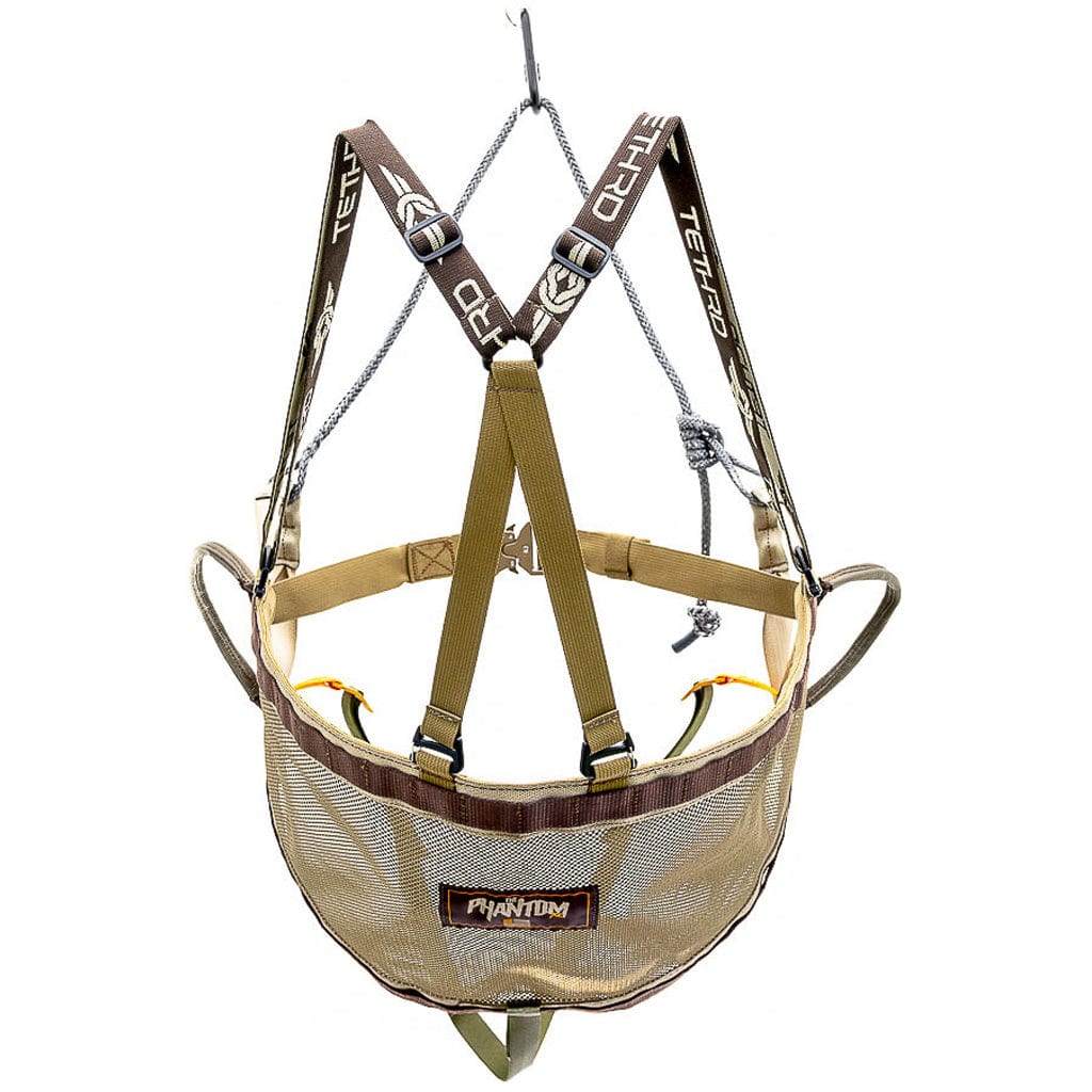 Tethrd Tethrd Phantom Saddle Xl Kit 11mm Ropes And Carabiners Tree Stands and Accessories
