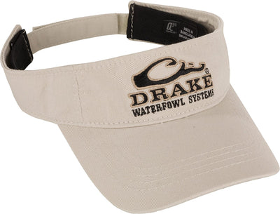 Texas Fowlers Drake Logo Visor Tan