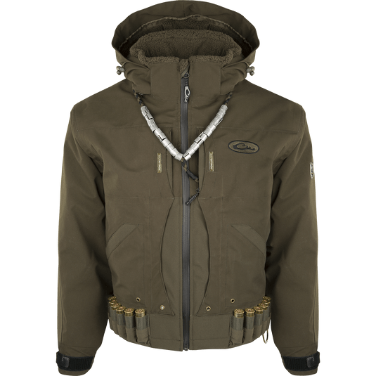 Texas Fowlers Guardian Elite Flooded Timber Insulated Jacket Green Timber / Small