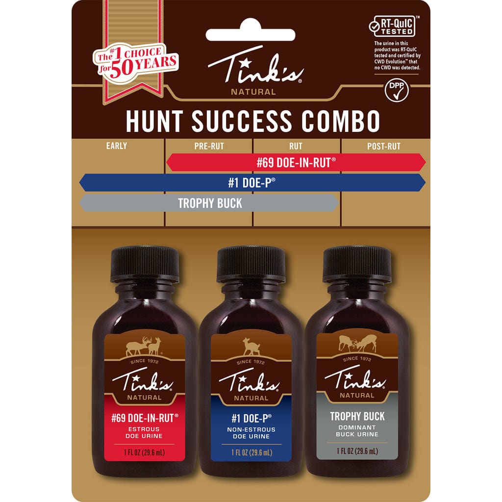 Tinks Tink's Hunt Success Kit Natural 1 Oz. Scent Elimination and Lures