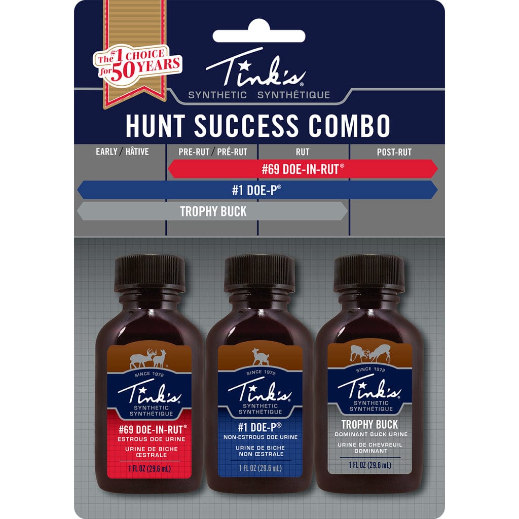 Tinks Tink's Hunt Success Kit Synthetic 1 Oz. Scent Elimination and Lures