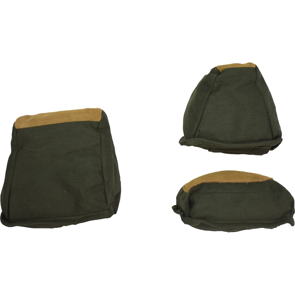 Toc Toc 3-piece Bench Rest Bags Green Filled Shooting Gear and Acc