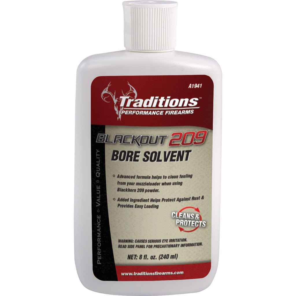 Traditions Blackout 209 Bore Solvent Shooting Gear and Acc