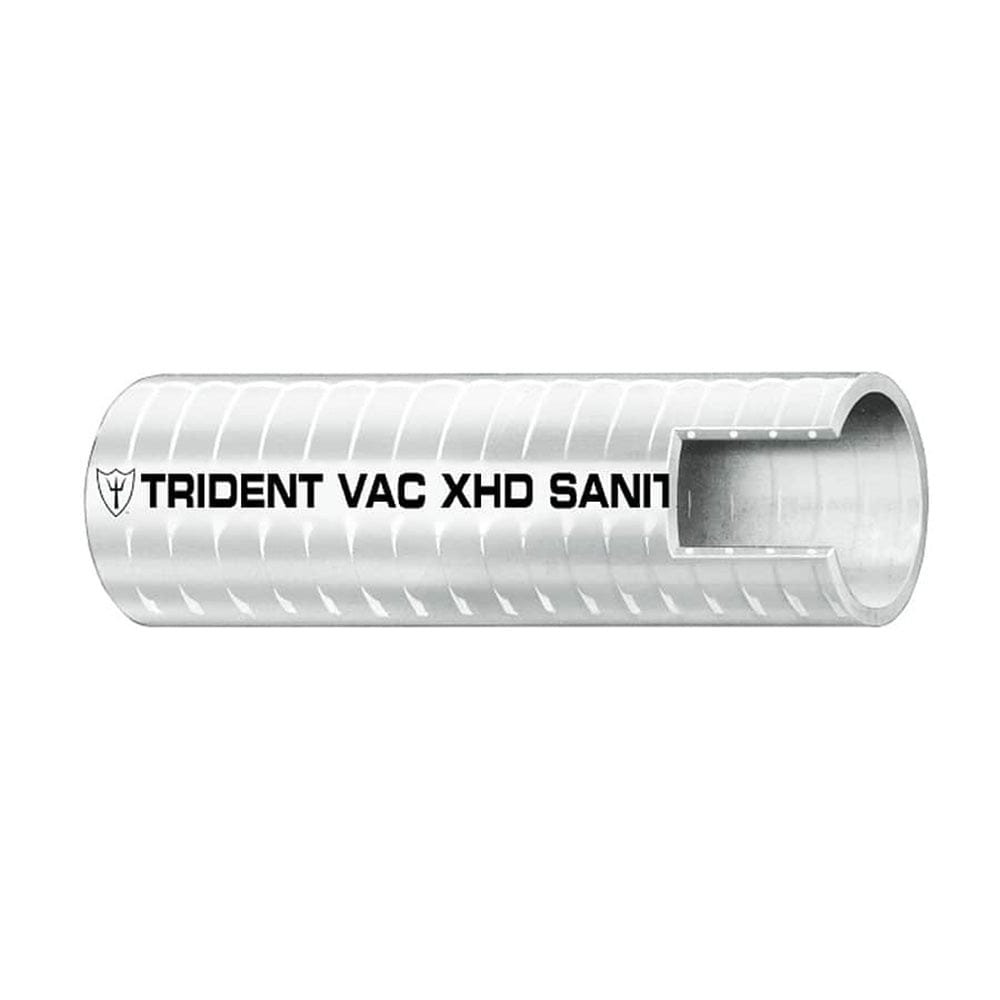 Trident Marine Trident Marine 1" x 50' Box VAC XHD Sanitation Hose - Hard PVC Helix - White Marine Plumbing & Ventilation