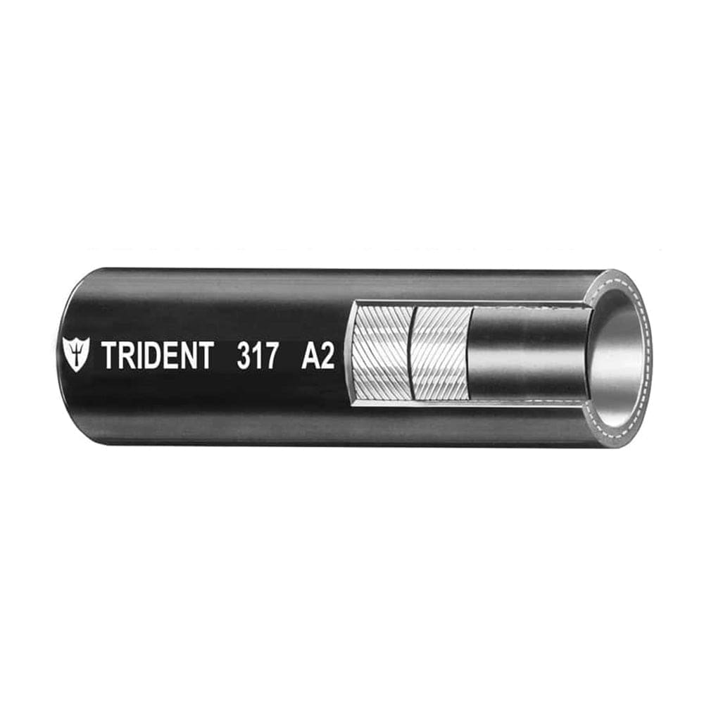 Trident Marine Trident Marine 5/8" x 50' Boxed A2 Fuel & Vent Line Hose - Black Boat Outfitting