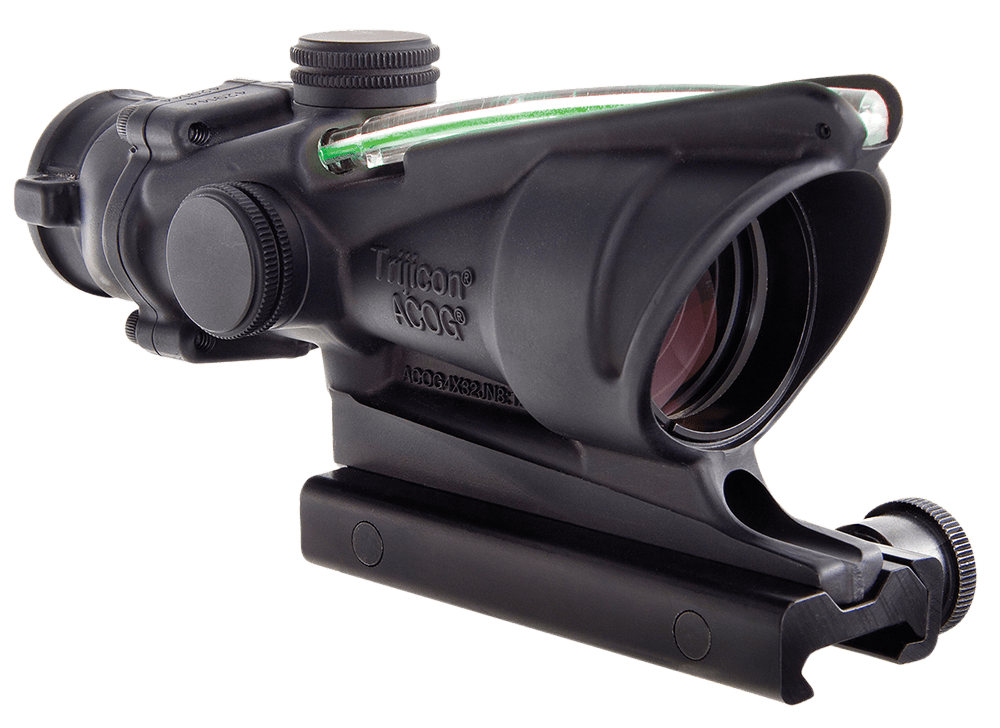 Trijicon Trijicon Acog 4x32 .223 Army - Green Chevron Bac W/ta51 Mount Optics