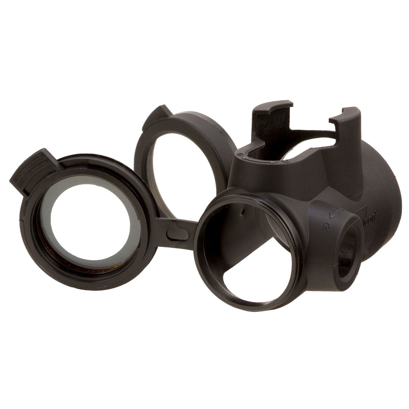 Trijicon Trijicon Mro Armored Cover - With Clear Caps Black Scope Mounts