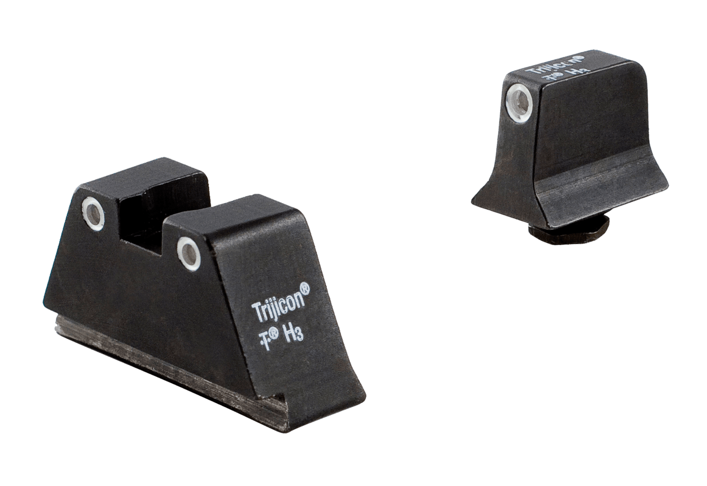Trijicon Trijicon Night Sight Set Green - Suppressor 3 Dot For Glock 17 Firearm Accessories