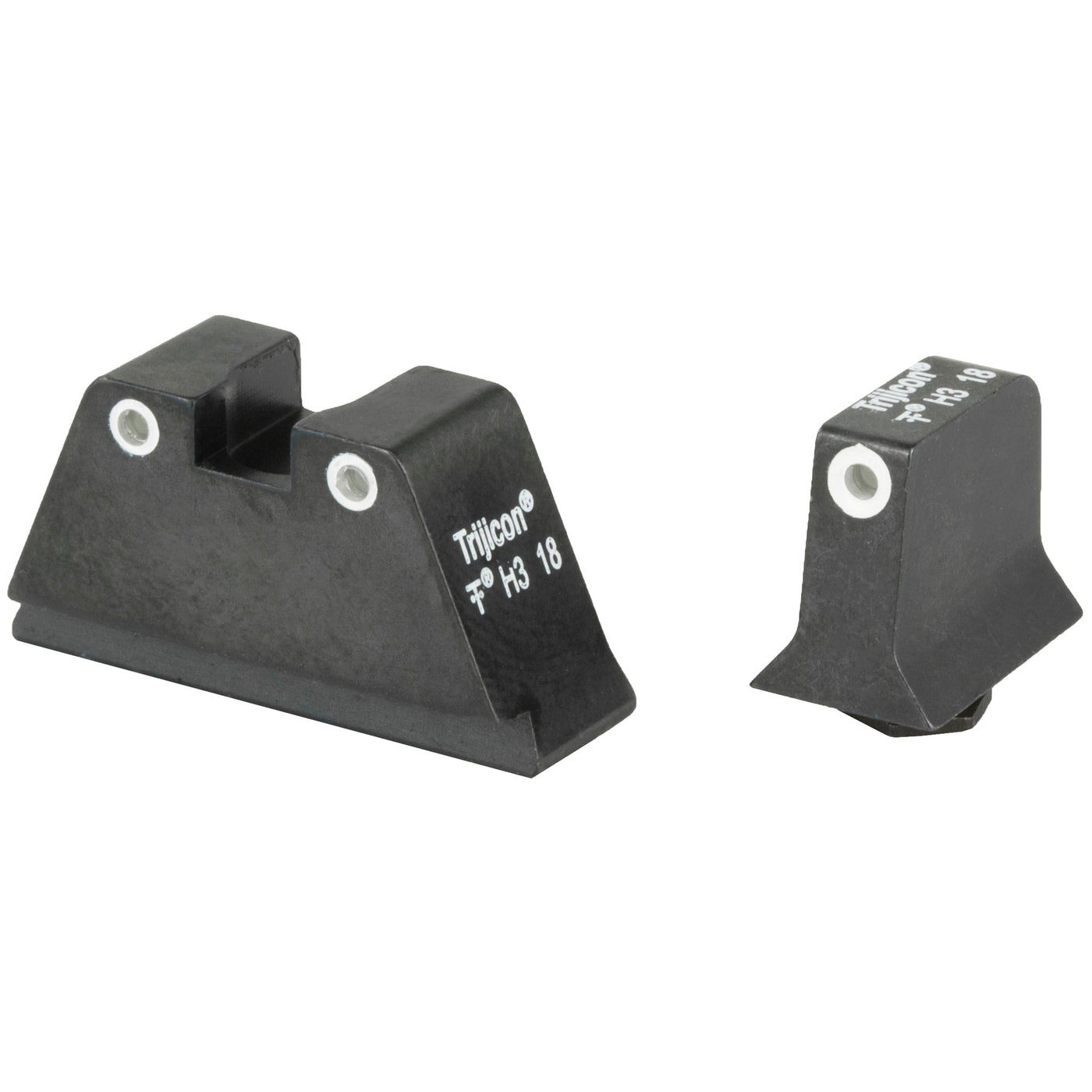 Trijicon Trijicon Night Sight Set Green - Suppressor 3 Dot For Glock 17 Firearm Accessories