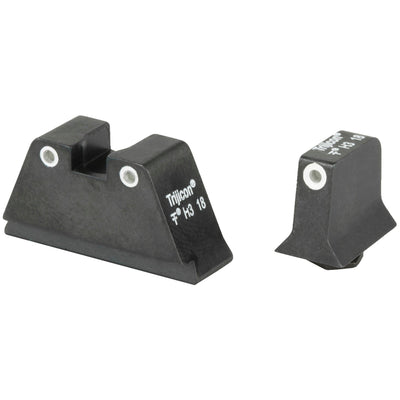 Trijicon Trijicon Night Sight Set Green - Suppressor 3 Dot For Glock 17 Firearm Accessories