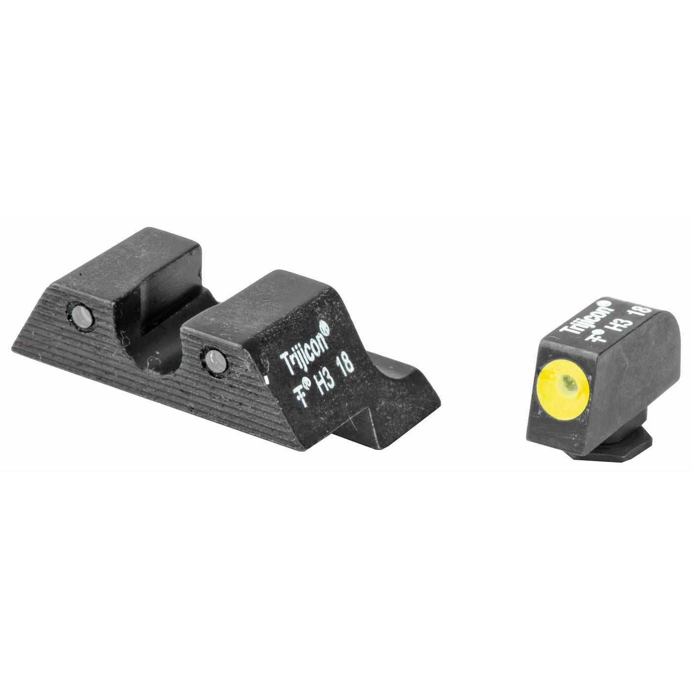 Trijicon Trijicon Night Sight Set Hd - Yellow Outline For Glock 17 Firearm Accessories