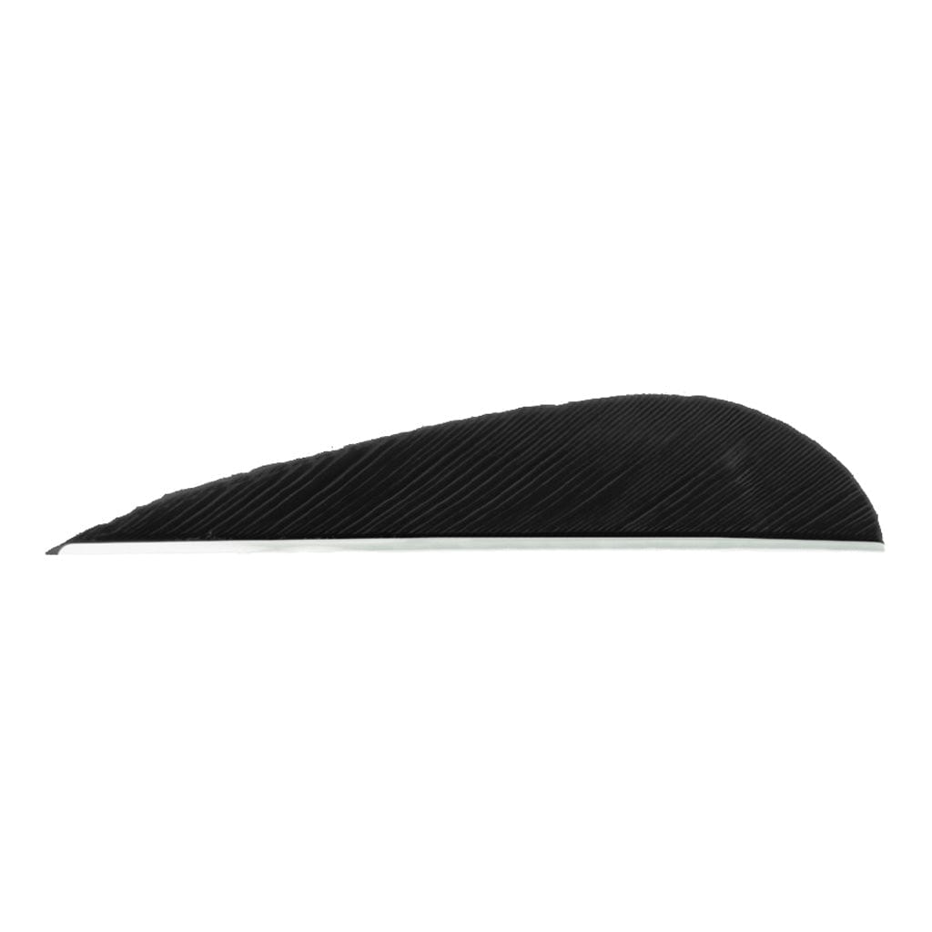 Trueflight Trueflight Parabolic Feathers Black 3 In. Rw 100 Pk. Fletching Tools and Materials