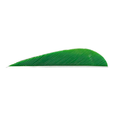 Trueflight Trueflight Parabolic Feathers Green 3 In. Lw 100 Pk. Fletching Tools and Materials