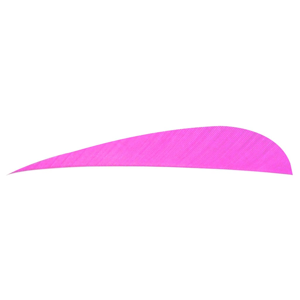Trueflight Trueflight Parabolic Feathers Pink 4 In. Lw 100 Pk. Fletching Tools and Materials