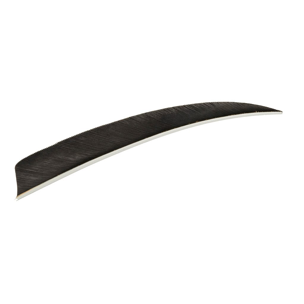 Trueflight Trueflight Shield Cut Feathers Black 5 In. Lw 100 Pk. Fletching Tools and Materials