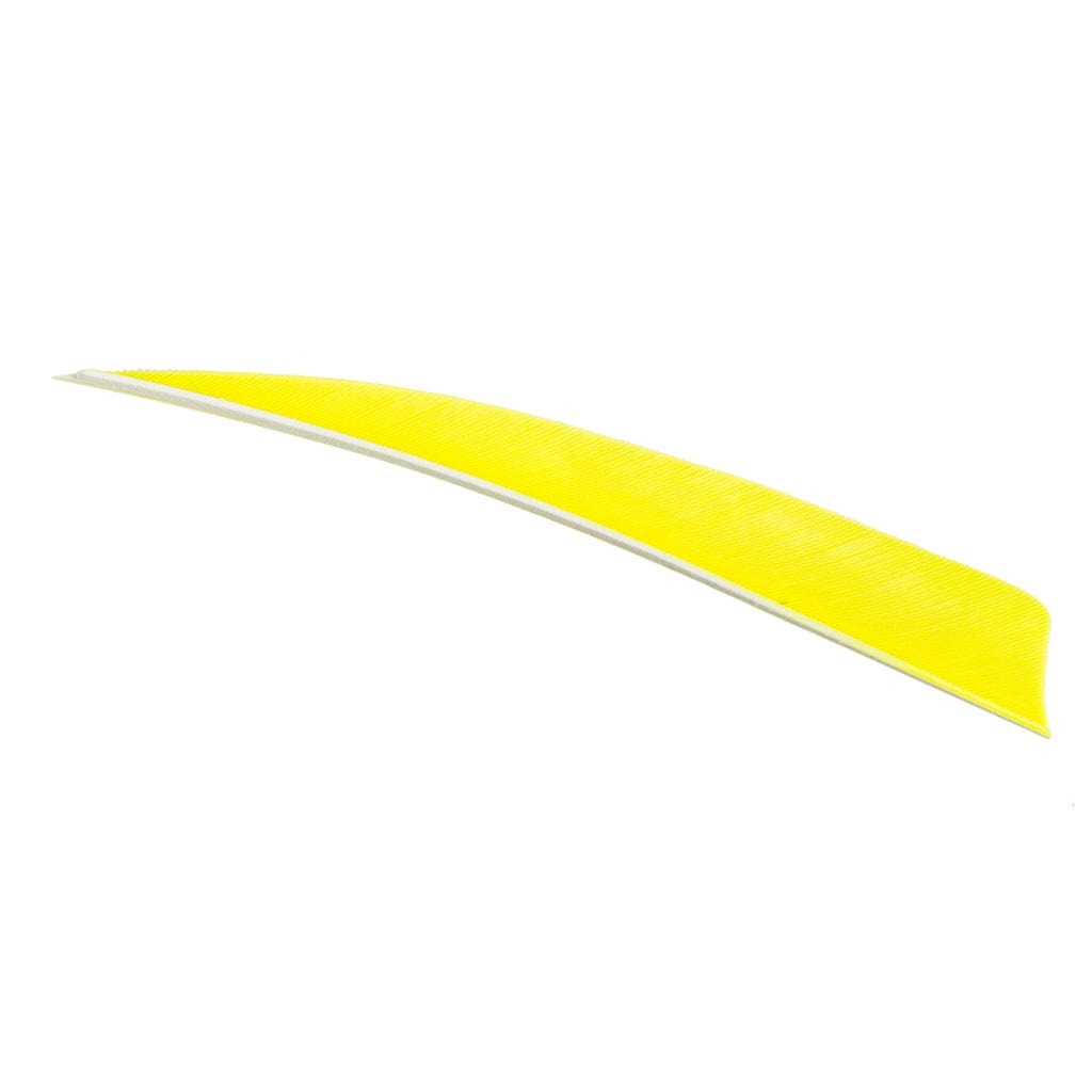 Trueflight Trueflight Shield Cut Feathers Chartreuse 5 In. Rw 100 Pk. Fletching Tools and Materials