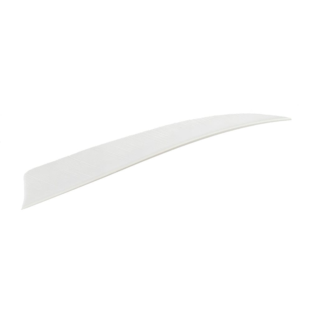 Trueflight Trueflight Shield Cut Feathers White 4 In. Lw 100 Pk. Fletching Tools and Materials