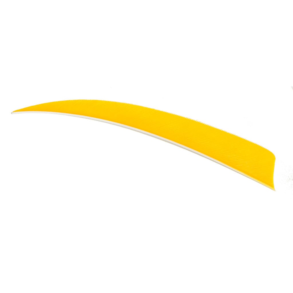 Trueflight Trueflight Shield Cut Feathers Yellow 5 In. Rw 100 Pk. Fletching Tools and Materials
