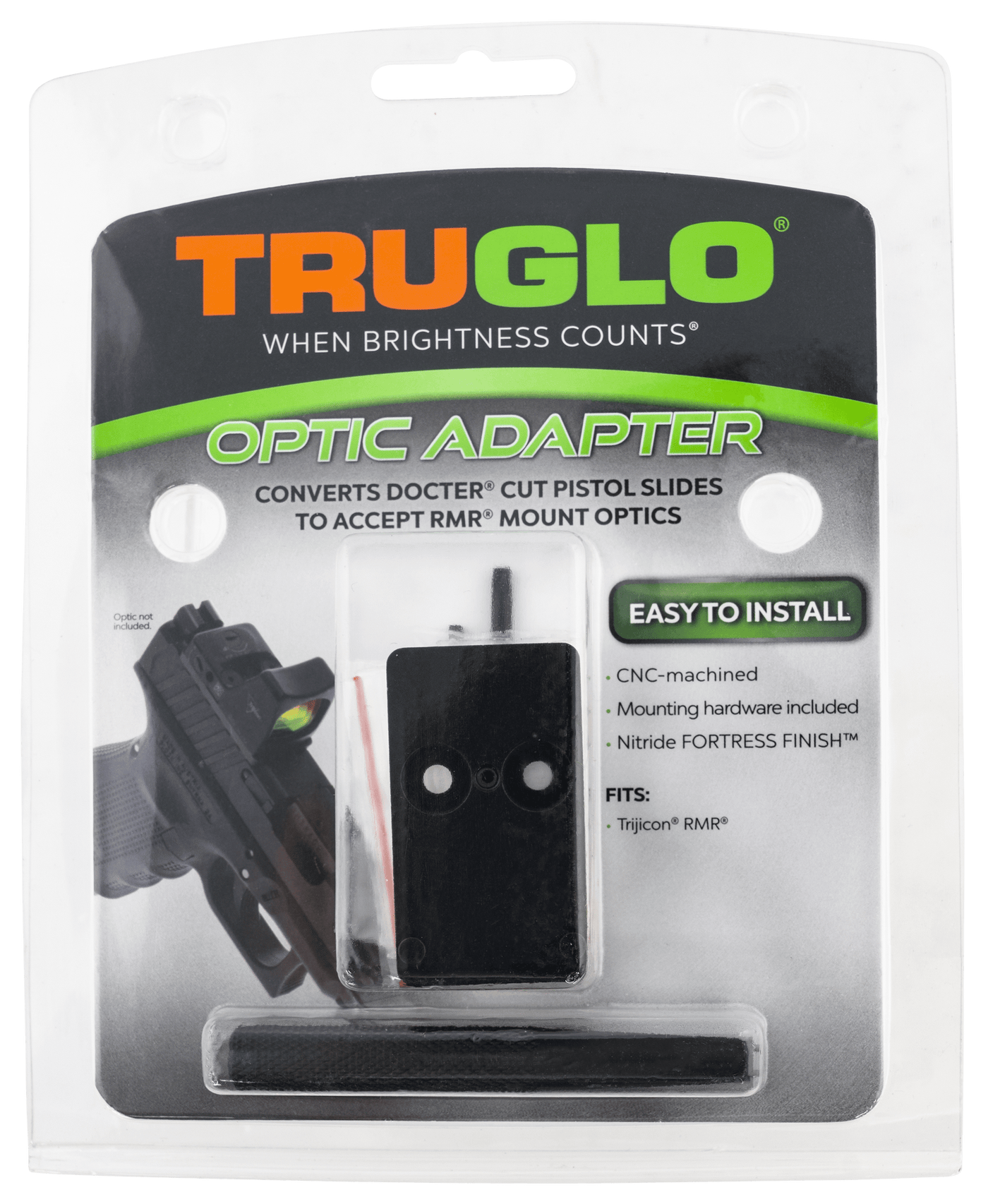 Truglo Truglo Red Dot Sight, Tru Tg-tg8952c   Mnt Adap Tg Vr Dc To Rmr Firearm Accessories