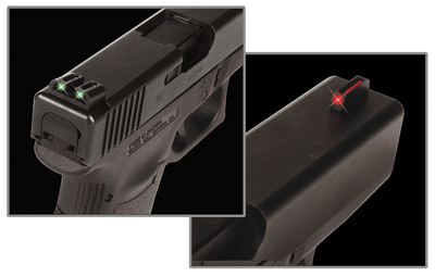 Truglo Truglo Sight Set Fiber Optic - For Glock .45/10mm Set Firearm Accessories