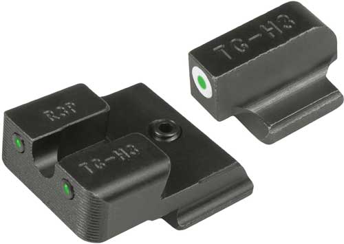 Truglo Truglo Sight Set Ruger Americn - Tritium Pro White W/ U-notch Firearm Accessories