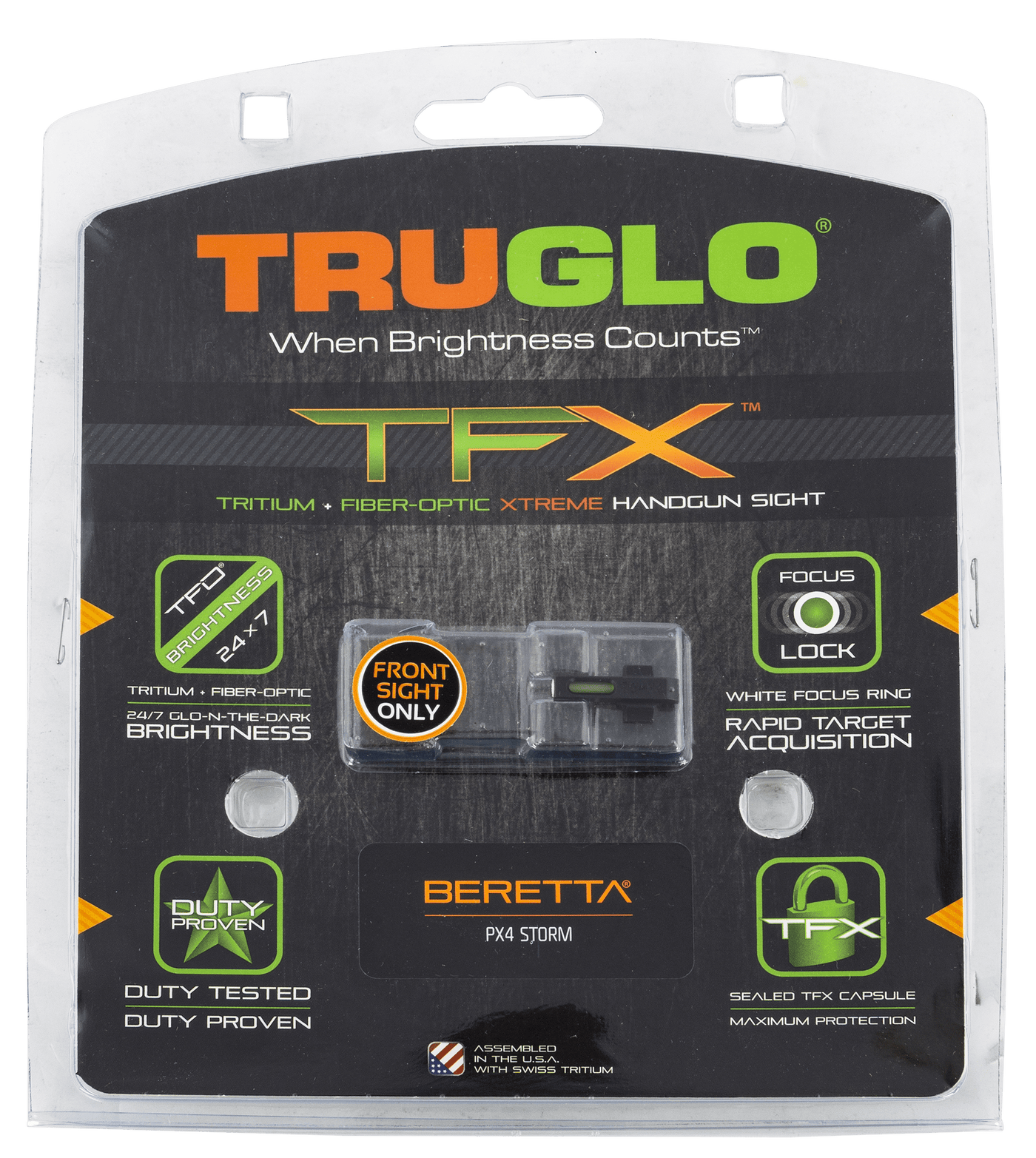 Truglo Truglo Tfx, Tru Tg-tg13br1a  Tfx Ber Px4 Storm Frnt Firearm Accessories
