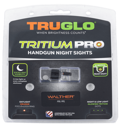 Truglo Truglo Tritium Pro Handgun Sights Walther Ppq Set Firearm Accessories
