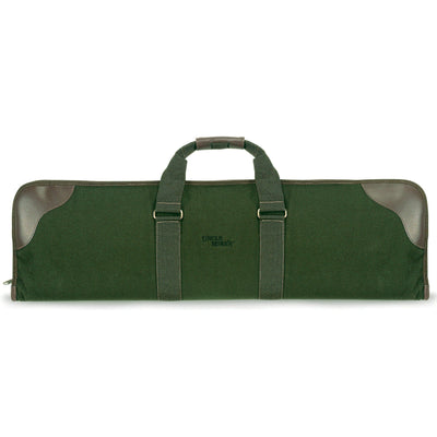 Uncle Mike's Michaels Canvas O/u Case - Break-down Style Green/brown Soft Gun Cases
