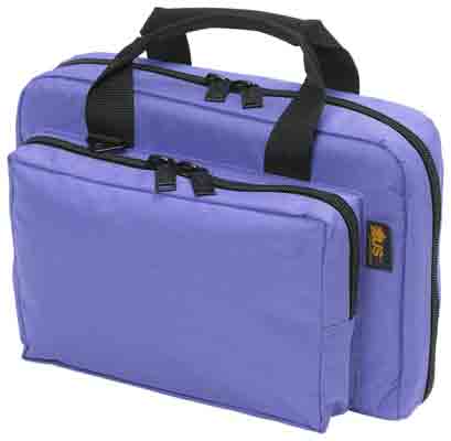 US PeaceKeeper Us Peacekeeper Mini Range Bag - W/8-magazine Holders Lavender Purple Soft Gun Cases