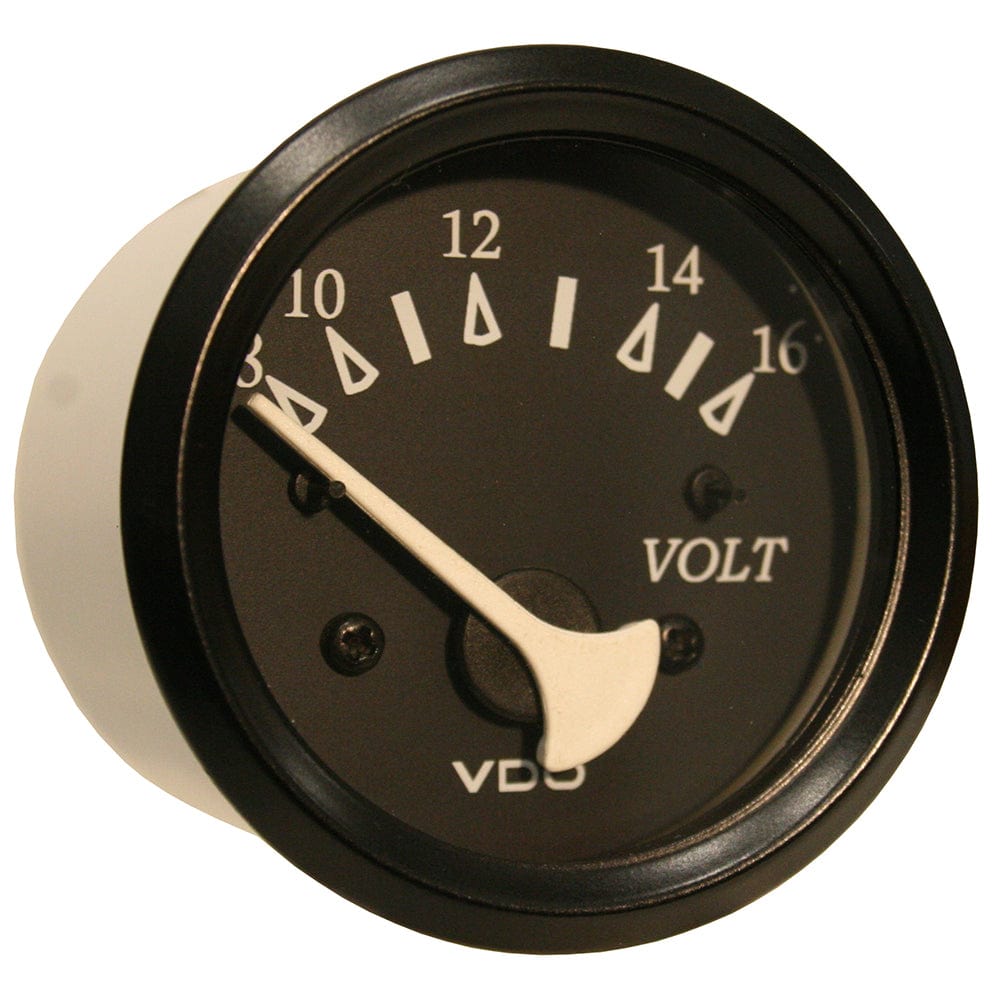 VDO VDO Cockpit Marine 52mm (2-1/16") Voltmeter- Black Dial/Bezel Marine Navigation & Instruments