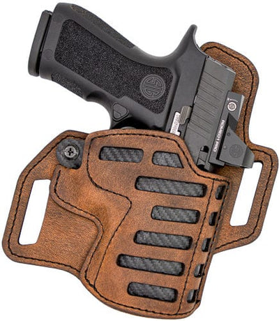 Versacarry Versacarry Compound Holster - Owb Polymer Hybrid Sz 2 Brown Firearm Accessories