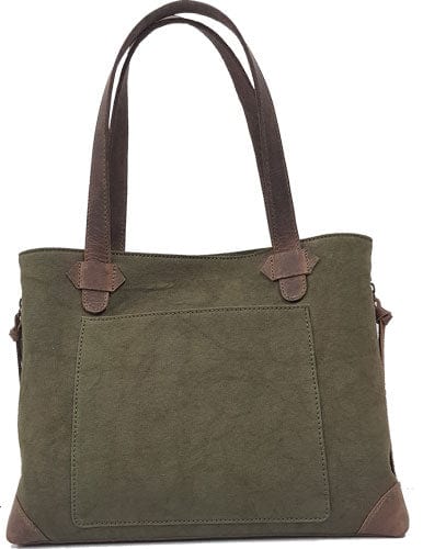 VersaCarry Versacarry Conceal Carry Purse - Canvas Olive Green Tote Style< Holsters And Related Items