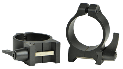 Warne Warne Maxima Vertical Quick Detach Scope Rings Matte Black 30mm Low Optics Accessories