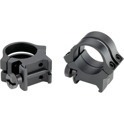 Weaver Mounts Weaver Quad Lock Top Mount Scope Rings Matte 1in. Medium Weaver Optics Accessories