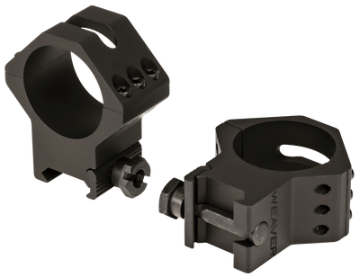 Weaver Mounts Weaver Rings 6-hole Tactical - Picatinny High 34mm Matte Optics Accessories