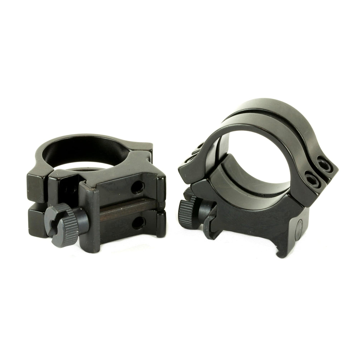 Weaver Mounts Weaver Rings Detachable Quad- - Lock 1" High Black .332" Optics Accessories