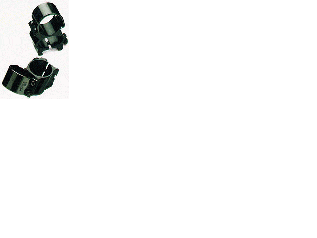 Weaver Mounts Weaver Rings Detachable Top - Mount See-thru 1" Black Optics Accessories