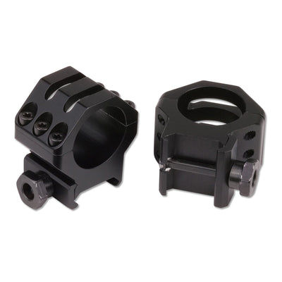 Weaver Weaver Rings 6-hole Tactical - 30mm Medium Matte .370" Scope Mounts