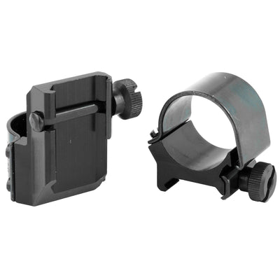 Weaver Weaver Rings Detachable Top - Mount Extension 1" Med Black Scope Mounts