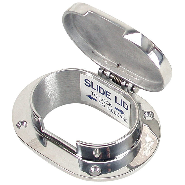 Whitecap Whitecap Chain & Rope Deck Pipe 3-7/8" x 2-1/2" Opening Marine Hardware