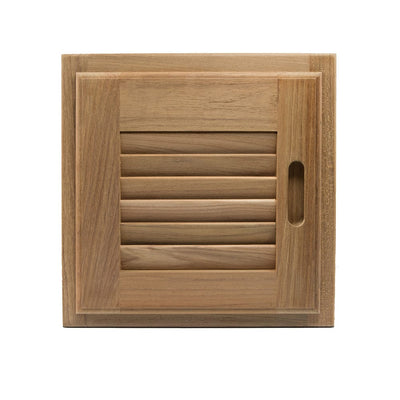 Whitecap Whitecap Teak Louvered Door & Frame - Right Hand - 12" x 12" Marine Hardware