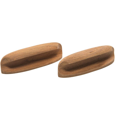 Whitecap Whitecap Teak Oval Drawer Pull - 4"L - 2 Pack Marine Hardware