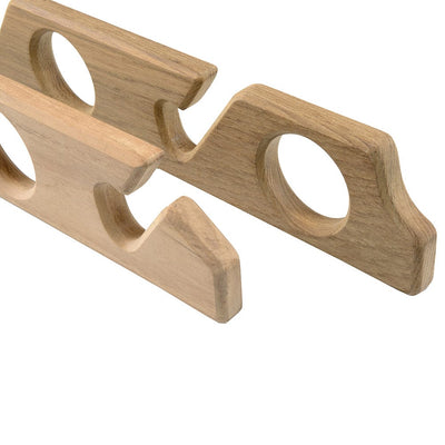 Whitecap Whitecap Teak Six-Rod Storage Rack - Pair Marine Hardware