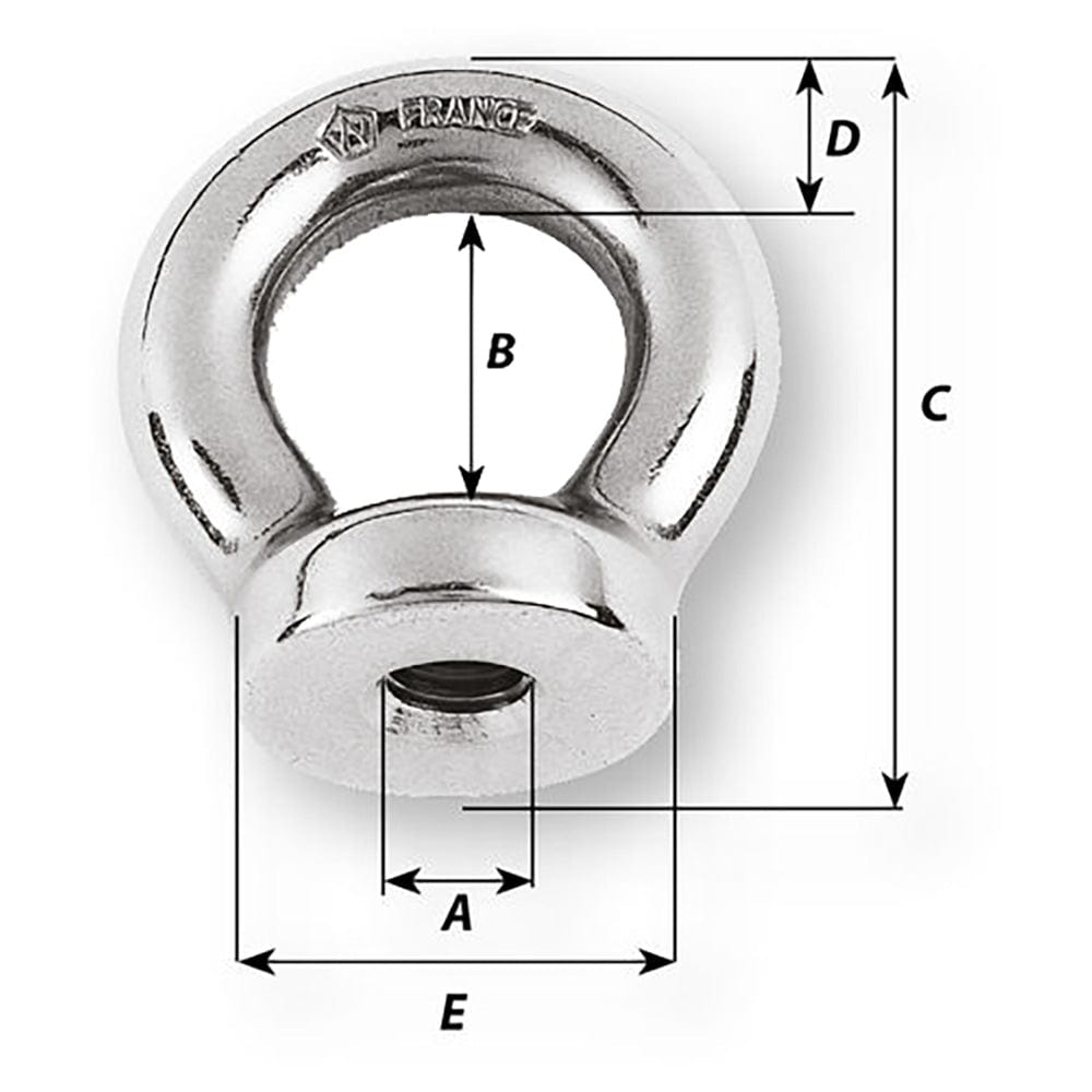 Wichard Marine Wichard 1/4 Eye Nut - 1/2" Diameter Sailing