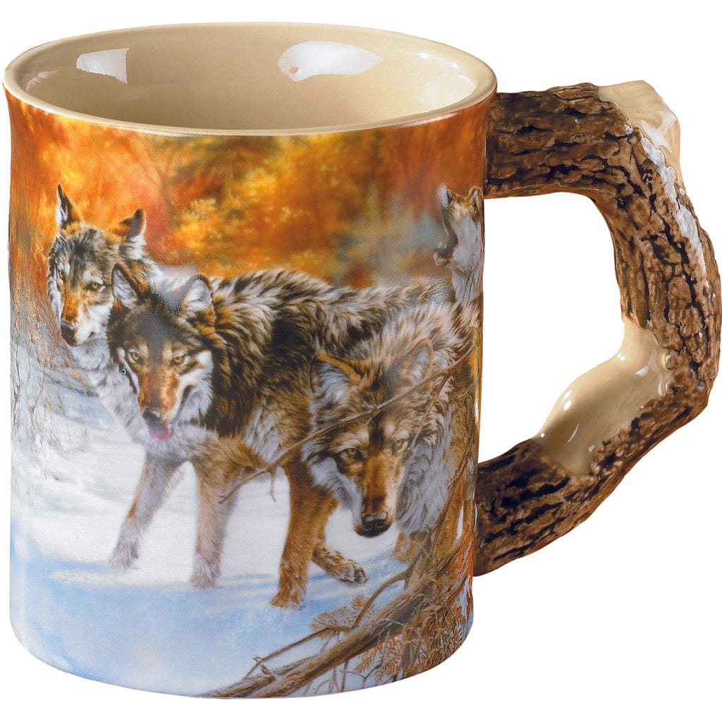 Wild Wings Wild Wings Sculpted Mug Body Language Wolves Gifts
