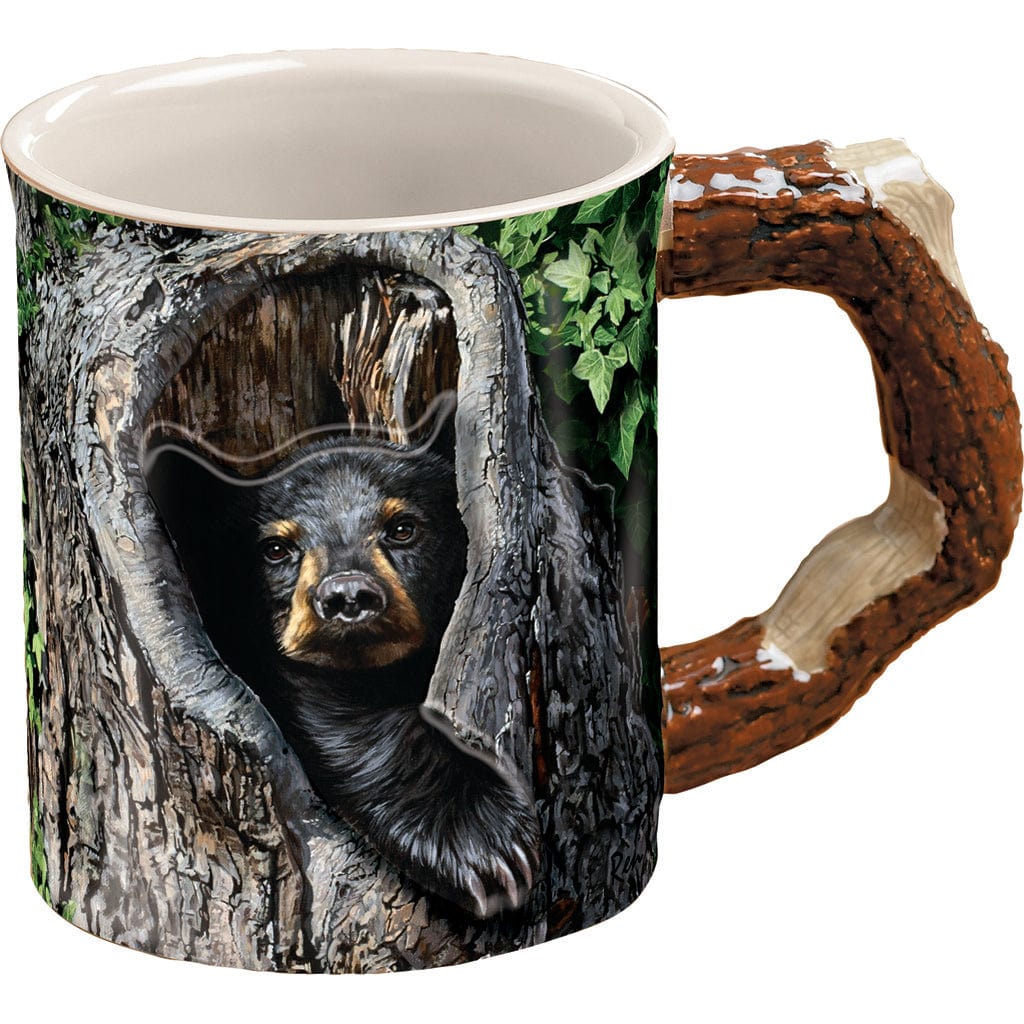 Wild Wings Wild Wings Sculpted Mug Cubby Hole- Black Bear Gifts