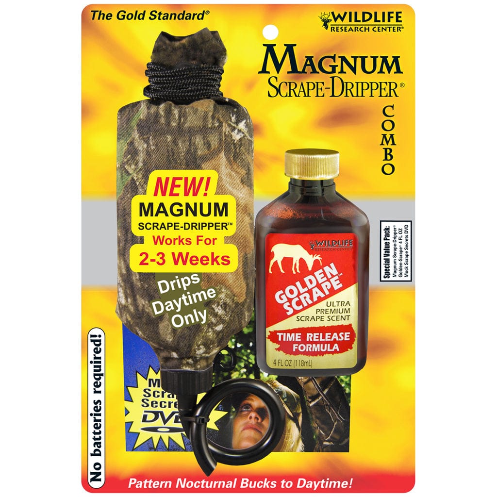 Wildlife Research Wildlife Research Magnum Dripper Combo Gold Scrape 4 Oz. Scents/scent Elimination