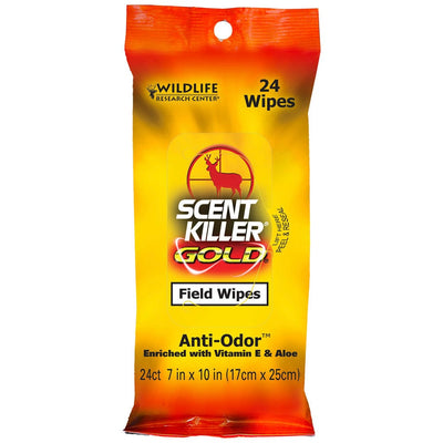 Wildlife Research Wildlife Research Scent Killer Field Wipes Gold 24 Pk. Scents/scent Elimination