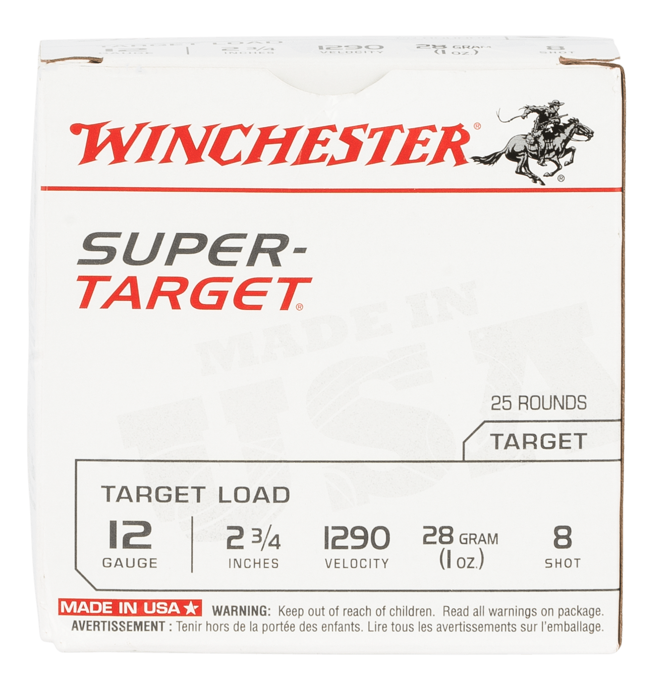 Winchester Ammo Win Spr-trgt 12ga 2-3/4" #8 25/250 Ammo